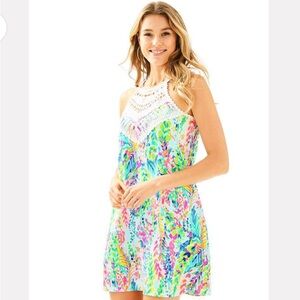 Lilly Pulitzer Catch The Wave Pearl Soft Shift Dress - Size 6